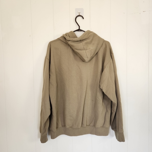 Zanerobe Tan Hoodie Logo Sweatshirt Loungewear Streetwear Mens Large - Picture 3 of 8